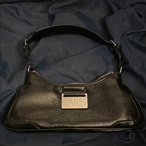 Paris Hilton Black Leather Handbag​